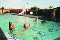 DELUXE WATER VOLLEYBALL SET
